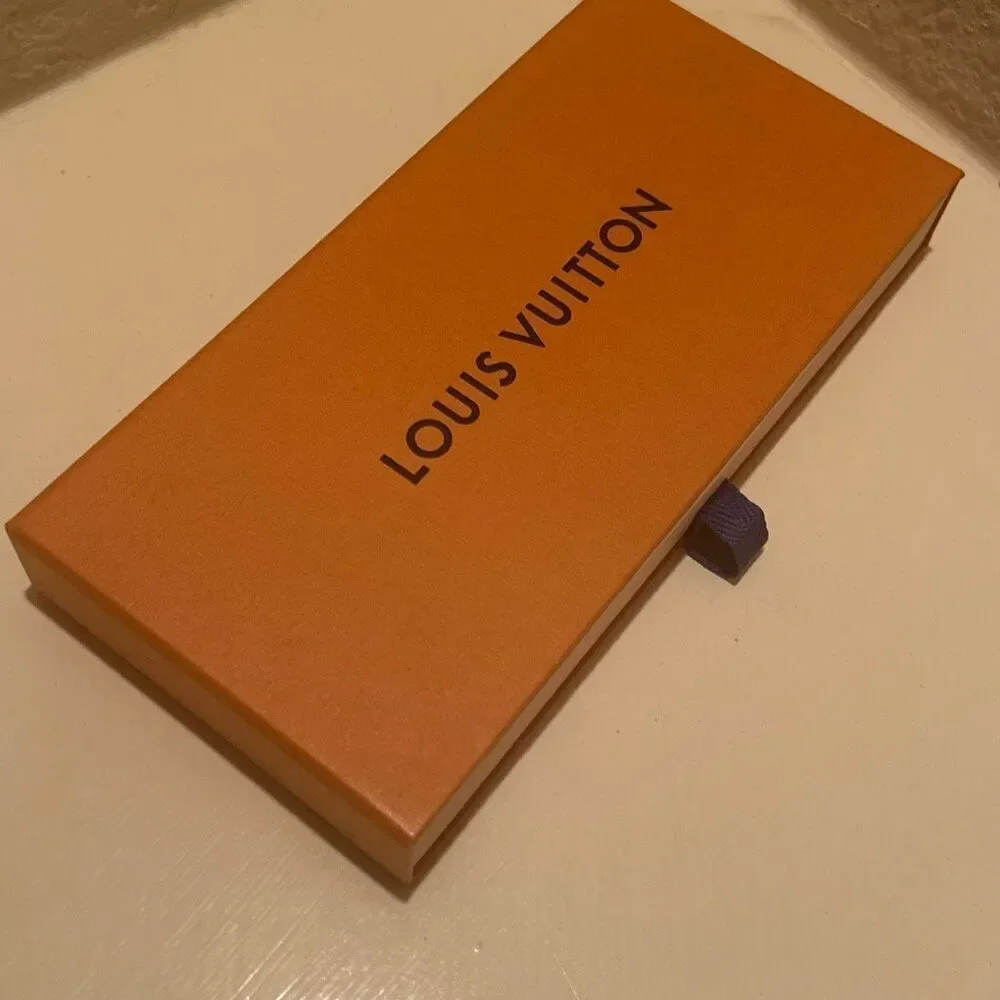 Louis Vuitton Drawer Gift Box With Leather Pull Tab Yellow Luxury Storage Decor